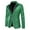 Green, variant on Turilly Men's Color Matching Sequin Suit One Button Dress Performance Suit Long Sleeved Lapel Collar Suit Jacket Coat Blazer