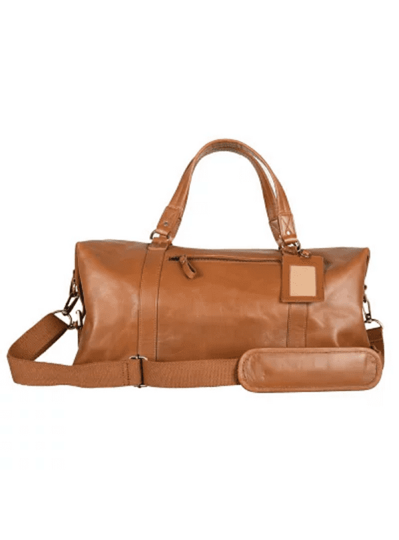 Unbranded Genuine Leather Duffel Bag, Brown