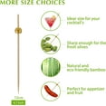 thumbnail image 5 of 200 Pcs Cocktail Picks, 4.7 Inch Bamboo Skewers for Drinks and Appetizers, Gold Pearl Mini Food Picks, 5 of 5