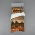 thumbnail image 2 of Ambesonne Landscape Bedding Set 4 Pcs, Dramatic Shady Desert, Queen, Orange Green, 2 of 3