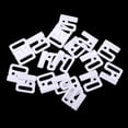 thumbnail image 3 of 20 Pairs white and and andandand Clear Clips Snap Tie Hook Bra Strap Buckle, 3 of 10