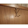 thumbnail image 6 of 2 Over The Door Double Hook Chrome Steel, Doors Up To 1.75" Wide Metal Hanger 2x, 6 of 6