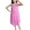 Pink, variant on Leezo Women Sexy Satin Lace Pajamas Nightdress Lingerie Lace Sleepwear