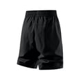 thumbnail image 6 of Cargo Shorts for Men Summer Casual Elastic Waist Loose Fit Breathable Knee Length Work Shorts with Pockets, 6 of 6