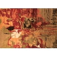 thumbnail image 1 of Ahgly Company Indoor Rectangle Oriental Orange Industrial Area Rugs, 3' x 5', 1 of 4