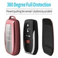 thumbnail image 4 of for Toyota Key fob Cover Soft Key Shell Case for 2025 Camry 2019-2025 Land Cruiser,2021-2025 Sienna Venza Hilux Fortuner 2023-2025 Highlander Tundra Corolla bZ4X Prius 4/5/6 Buttons, 4 of 5
