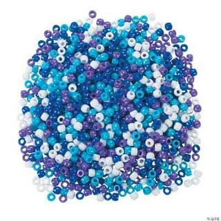 Red Pony Beads (1/2 Lb) - Craft Supplies - 1000 Pieces