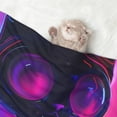 thumbnail image 2 of Pofeuu Neon Toy Cat Reflections Print Puppy Blanket,Dog Blankets,Pet Blanket Cozy Cat Blankets for Indoor Cats, Fuzzy Pet Blanket for Kitten Doggy Dog Blankets-Large, 2 of 8