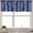 thumbnail image 3 of Ambesonne Abstract Valance & Curtain, Ocean Inspired Paisley, 55"x36", Purple Blue, 3 of 6