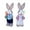 A, variant on Eoozwa Easter Bunny Figurines Decor, Rabbit Figurine Table Decorations, Spring Bunnies Decoration Wood Statue for Home Indoor Centerpieces Fireplace Farmhouse Gifts