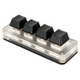 thumbnail image 1 of OSU Gaming Keyboard, One Handed Macro Mechanical Keyboard With Red Switch, Programmable Mini Keypad For Office, Gaming, Industrial Control, Laboratory, 1 of 8