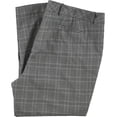 thumbnail image 2 of Calvin Klein Pantalones de vestir a cuadros para mujer, gris, 18W Calvin Klein  Pantalones, 2 of 2