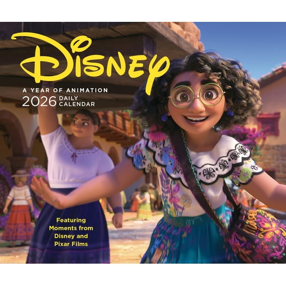 Disney Disney a Year of Animation 2026 Daily Calendar, (Paperback)