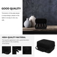 thumbnail image 3 of OUNONA 1Ud Estuche Portátil Negro Para De Esenciales Con Antisuciedad, 3 of 8