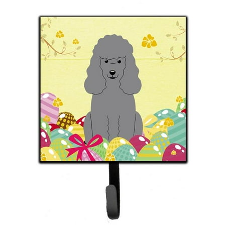 

Easter Eggs Poodle Silver Leash or Key Holder
