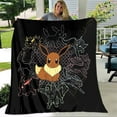 thumbnail image 2 of Cartoon Pokemon Pikachu Flannel Blanket Children Adult Gift Bedding Bedspread Sofa Spring and Autumn Warm Blanket Home Decor, 2 of 5
