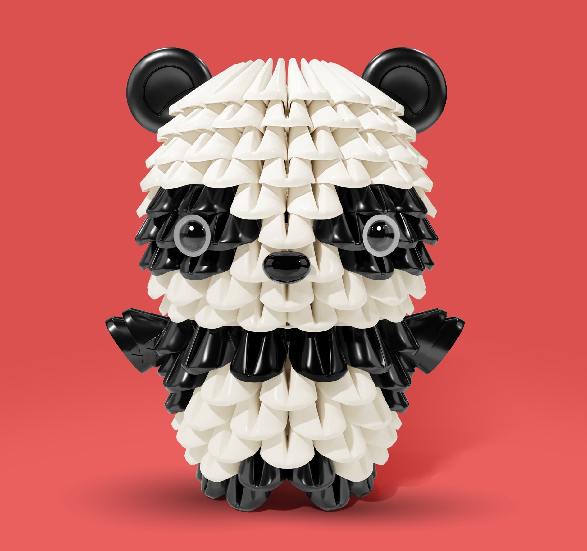 TRICOFUN Animals Soft Building Blocks Interactive Building Toy Paxton the Panda 1106-PANDA