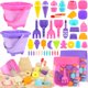 thumbnail image 1 of Set de juguetes de playa Dreamon, cubo de arena plegable con moldes para niños, 1 of 7