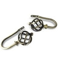 thumbnail image 2 of Domovina Curve Curtain Holdback Pair-Color:Antique Brass, 2 of 2