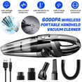 120W Cordless Car Vacuum, 12000PA Suction Wet &amp; Dry Handheld Portable ...