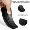 thumbnail image 2 of Butée de Porte Noire en Caoutchouc pour Maison Bureau, 2 of 5