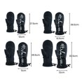 thumbnail image 5 of comerut Ski Gloves with Built-in Wrist Guards EVA Shock Absorber Winter Gloves Waterproof Warm Snowboard Gloves for Skiing Cycling, 5 of 8