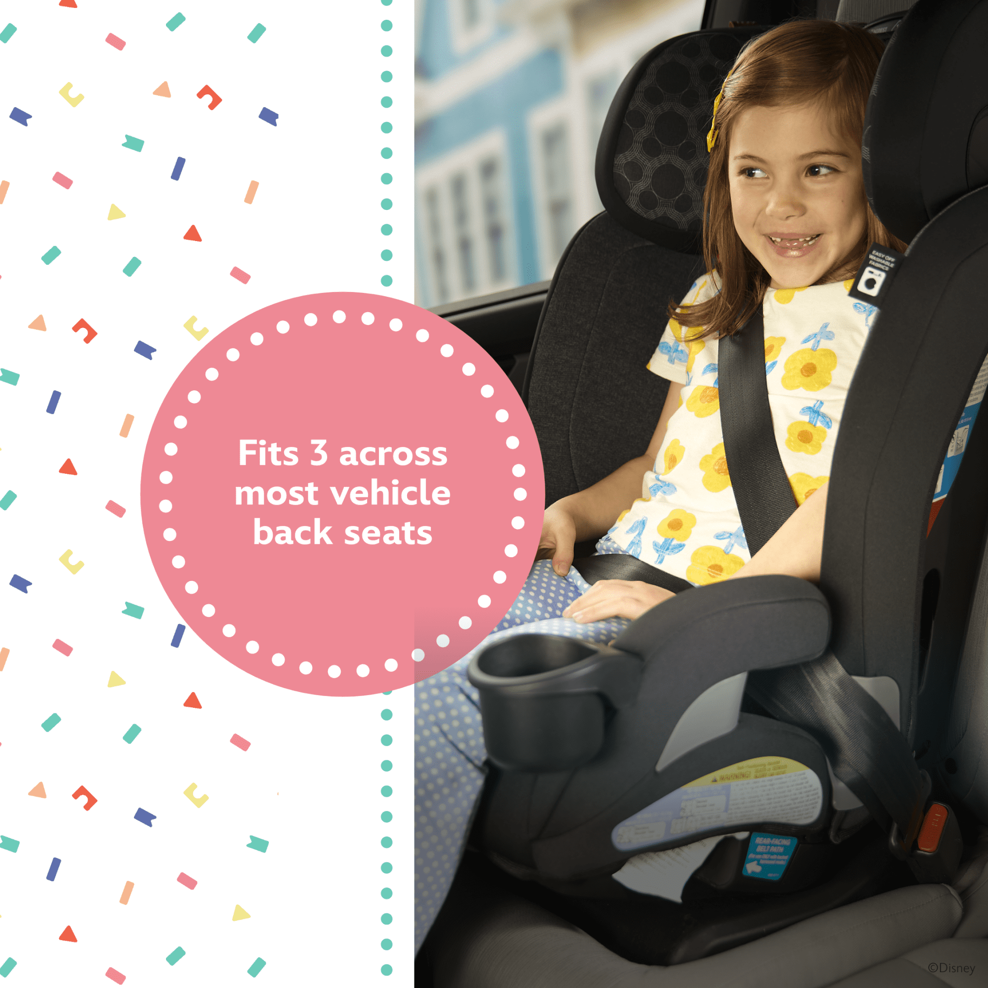 Disney Baby EverSlim 4-in-1 Convertible Car Seat