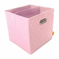 thumbnail image 6 of FH Group Jiaessentials 13 inch Leather Closet Organizers, 2pc Pink Storage Cube Bins with Air Freshener, 6 of 8