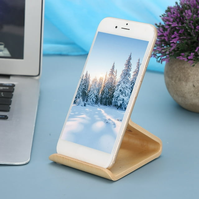 Tablet Pc Holder Accessory Lazy Stand Double Sided Desktop Mobile Phone Wooden Mobile Phone Holder