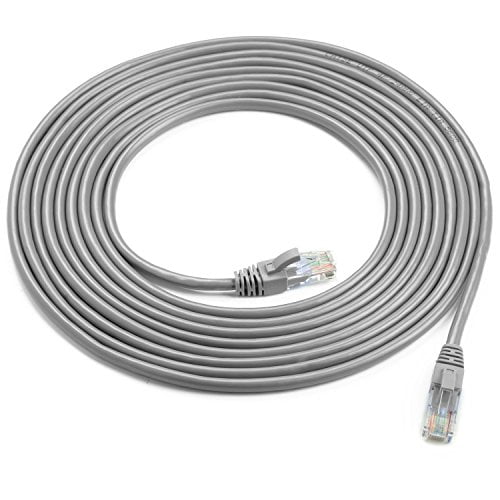 100 FT RJ45 CAT 6E 550MHZ MOLDED NETWORK PATCH CABLE GRAY