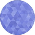 thumbnail image 1 of Ahgly Company Indoor Round Patterned Sky Blue Dress Blue Area Rugs, 6' Round, 1 of 1
