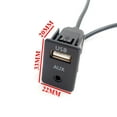 thumbnail image 4 of Furulu 3.5mm AUX Female USB To 2 RCA Male Plug Stereo Radio DVD Extension Cable Socket, 4 of 5