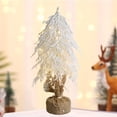 thumbnail image 3 of kusrkot Small Christmas Tree with Lights Branches Tree for Bedroom Party Home Wedding White L, 3 of 8