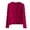 Red, variant on Fgnfyis Women’s Cropped Cardigan for Women V Neck Button Down Knitted Long Sleeve Ice Silk Sweater Green XXL