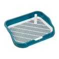 thumbnail image 3 of Orinal para perros, inodoro, caja de arena para perros, orinal para perros, bandeja de arena fácil de limpiar, portátil Verde oscuro, 3 of 8