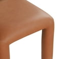 thumbnail image 4 of Meridian Furniture Amari Cognac Vegan Leather Dining Chair, Set of 2, 4 of 9