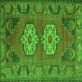thumbnail image 1 of Ahgly Company Indoor Square Persian Green Traditional Area Rugs, 5' Square, 1 of 1