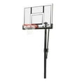 Lifetime Adjustable Inground Basketball Hoop, 52 inch Polycarbonate