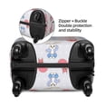 thumbnail image 4 of Daiia Red Squirrel And Blue Rabbit Luggage Cover, Thickened Washable Travel Luggage Covers, Elastic Unique Baggage Covers for 18-20 inch Luggage-Medium, 4 of 9