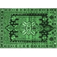 thumbnail image 1 of Ahgly Company Indoor Rectangle Persian Emerald Green Traditional Area Rugs, 8' x 12', 1 of 4