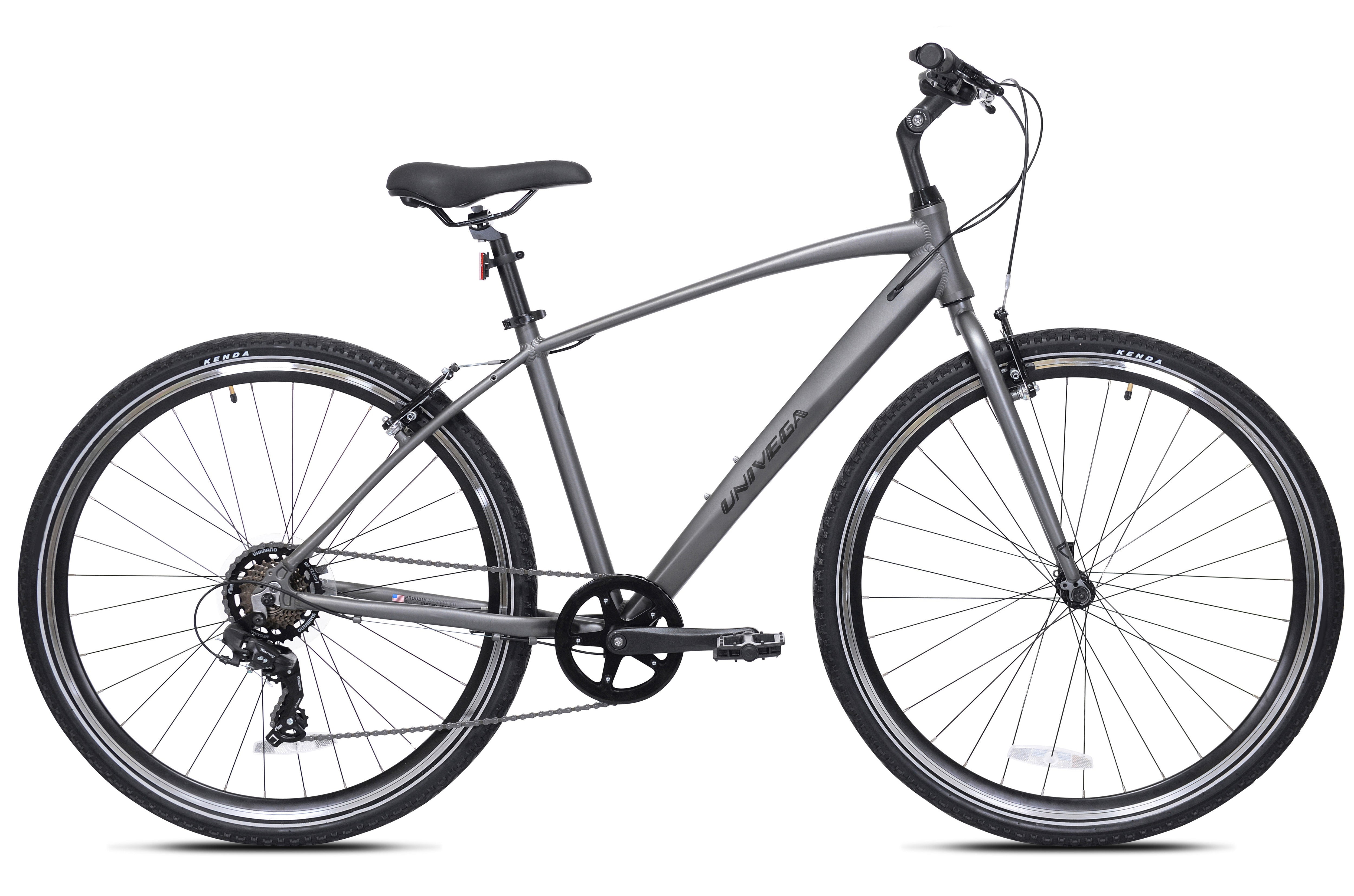 Univega - 700C USA Voyage 1.0 Adult Bicycle, Small Frame, Charcoal