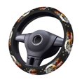 thumbnail image 6 of Lsque Retro American Eagle A Ultra Soft Car Steering Wheel Cover for Women, Standard 15 inch Size for Truck Van SUV Auto, 6 of 8