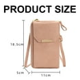 thumbnail image 4 of Apuakthei - Bolso bandolera pequeño para mujer, bolso de mano para teléfono móvil, tarjetero de gran capacidad, 4 of 5