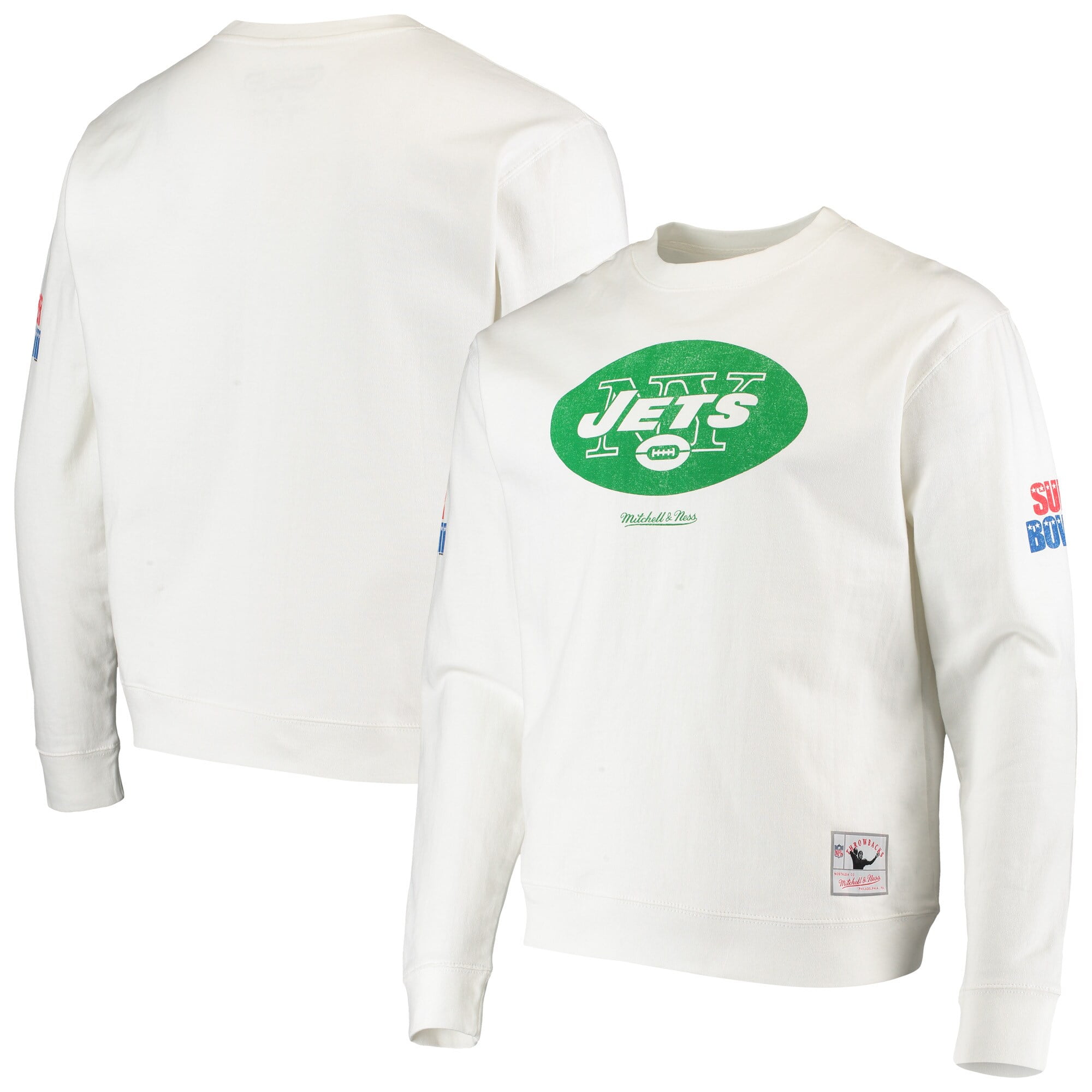 mitchell and ness jets hoodie