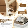 thumbnail image 7 of Costway Cat Tree Tower 70'' Multi-Level Kitten Activity Center with 3 Perches & Balls Gray, 7 of 7