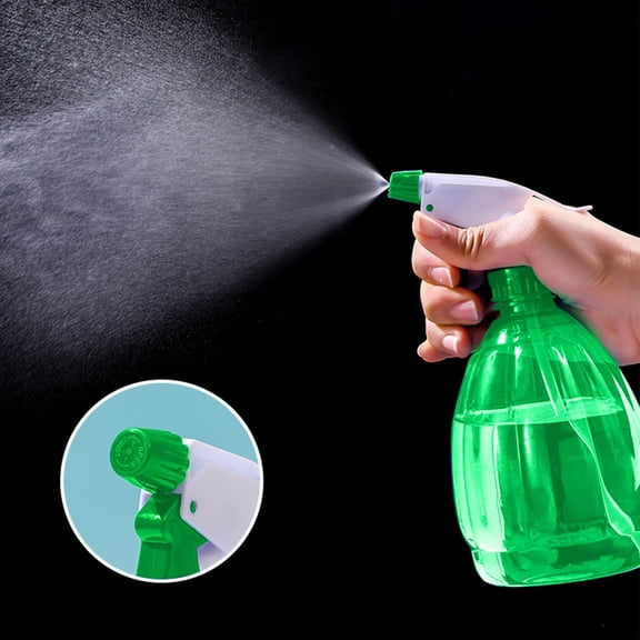 Taotanxi Spray Bottles (17.59 Oz) Water Spray Bottle for Hair, Plants, Cleaning Solutions, Cooking, Bbq, Squirt Bottle for Cats - Empty Spray Bottles - Bpa-Free - Multicolor (Green, 1 Pack)