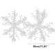 thumbnail image 1 of Snowflake String Decoration, Christmas Tree Pendant, Holiday Snowflake, Festive Home Decor, LED Icicle Lights, Metal Frame, Clear Glass Bulbs, For Bedroom, Office, Dormitory, 1 of 9