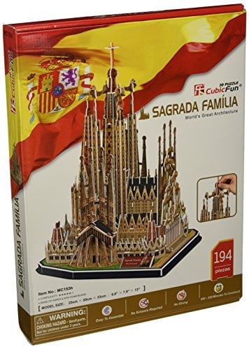 puzzle 3d sagrada familia