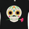 thumbnail image 4 of Inktastic DÃ­a De Los Muertos Skull with Flower Boys or Girls Toddler T-Shirt, 4 of 5
