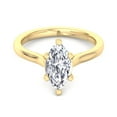 thumbnail image 2 of Syracuse - Moissanite Marquise Cut Lab Diamond Solitaire Engagement Ring, 2 of 4